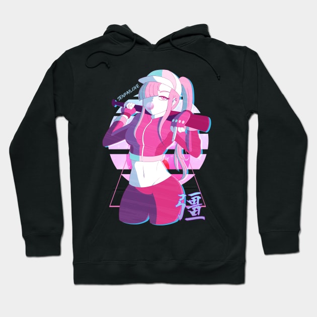 VaporWave - Strength Hoodie by SenpaiLove